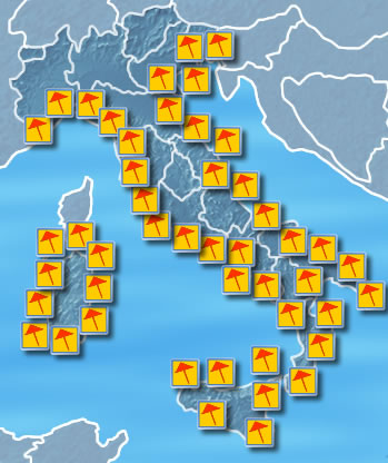 Le spiagge bandiera blu in Italia