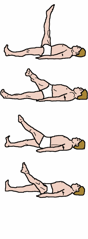 Il metodo Pilates - esercizio 4: Single Leg Circles