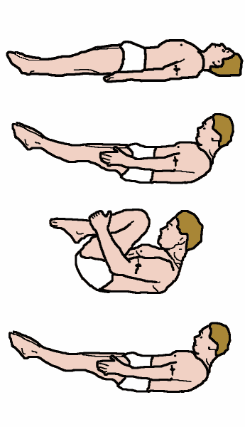 Il metodo Pilates - esercizio 7: Double Leg Stretch